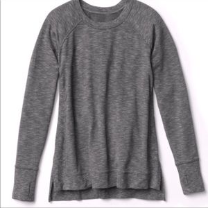 Athleta Studio Side Slit CYA Sweatshirt